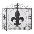 Fleur-de- Lis Fireplace Screen